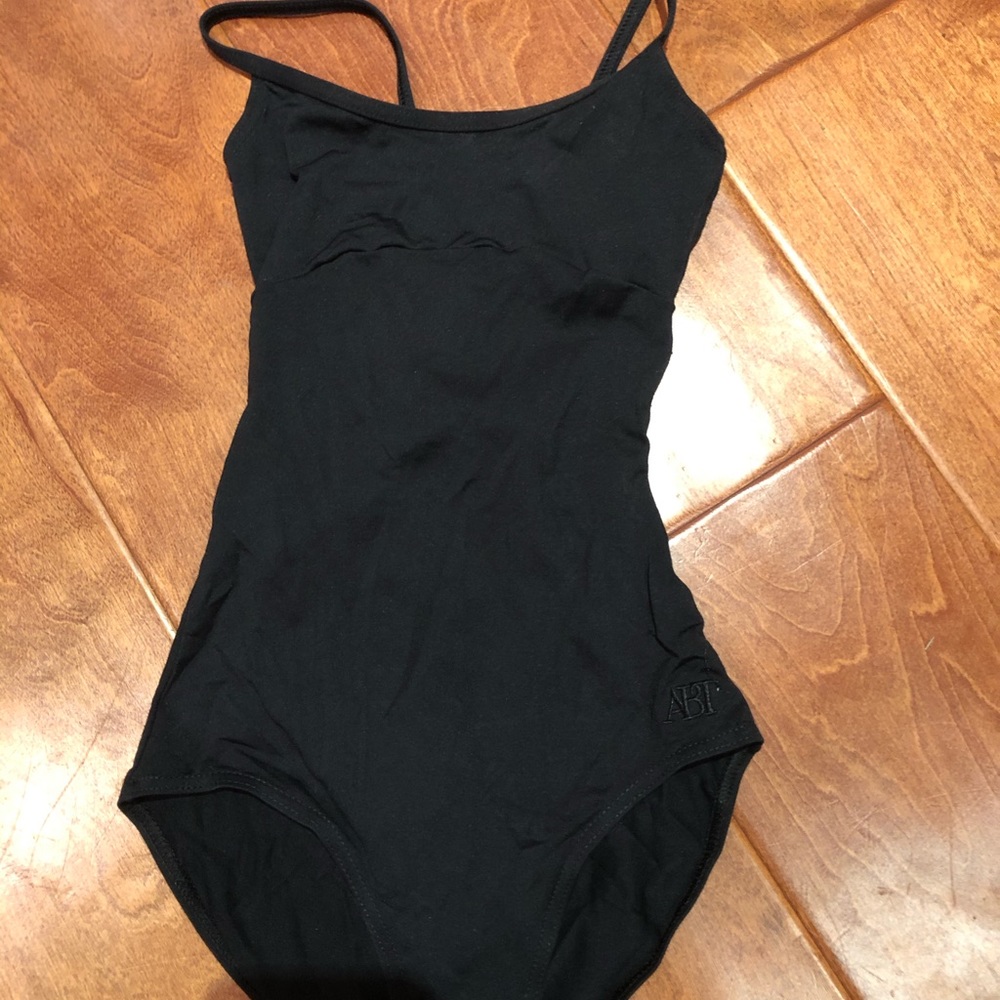 Black ballet leotard